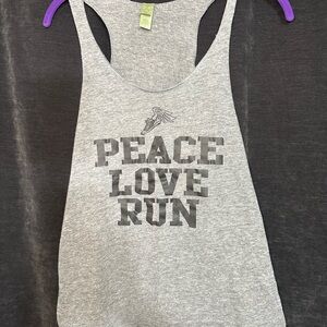 Gray Graphic Tank Top